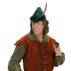 foto 3 Muts robin hood met veren groen