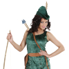 foto 4 Muts robin hood met veren groen