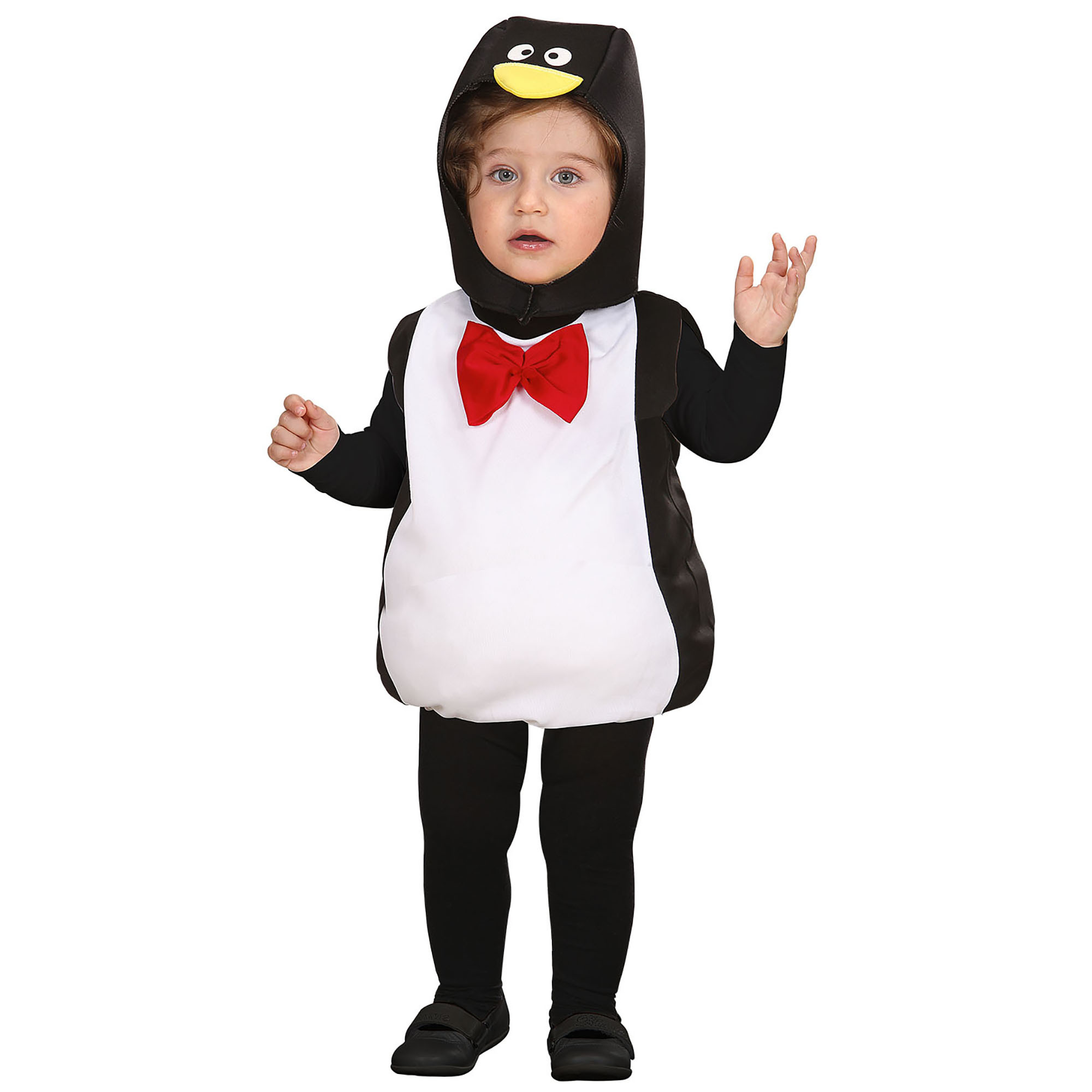Pinguin jumpsuit kind met hoed