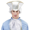 foto 2 Tricorn hoed vilt wit
