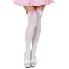 foto 3 Witte kousen met een rose strik
