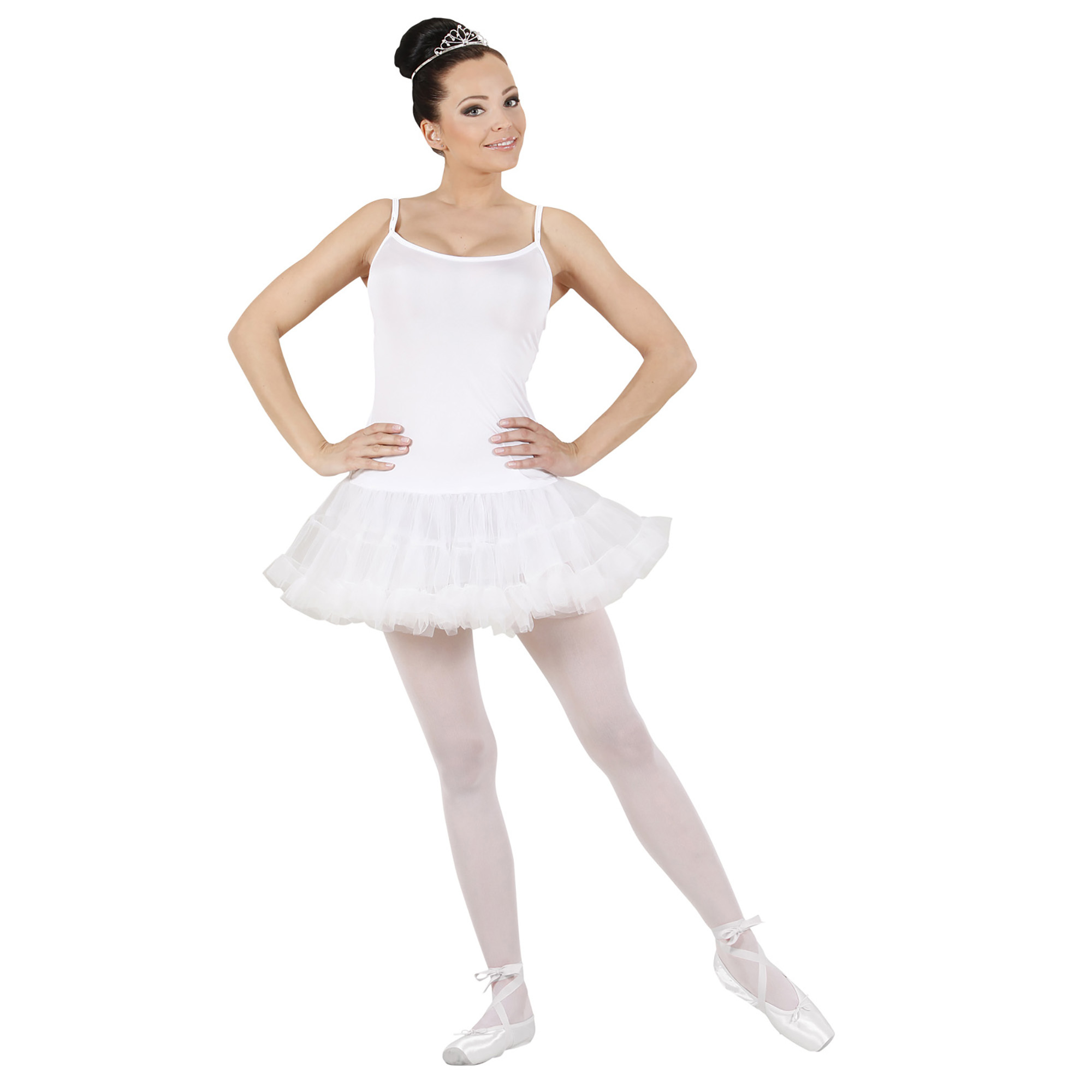 ballerina jurk wit of engel jurk