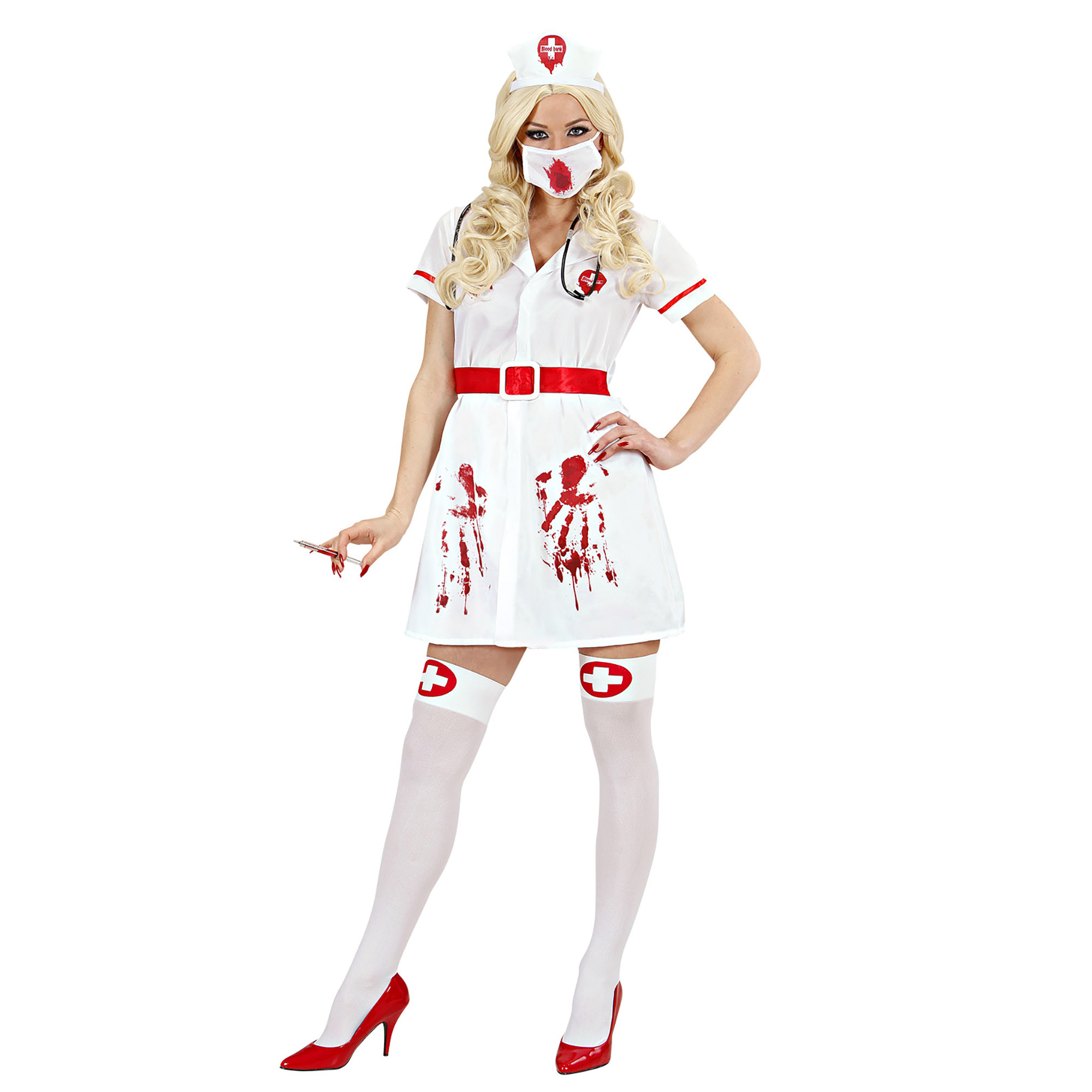 bloederig verpleegster kostuum 