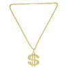 foto 2 dollar teken ketting big pimp luxe