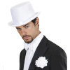 foto 2 Fluwelen hoge hoed volwassen wit