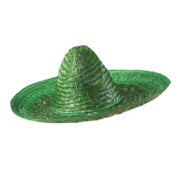 Groene sombrero 48cm mexicaanse hoed
