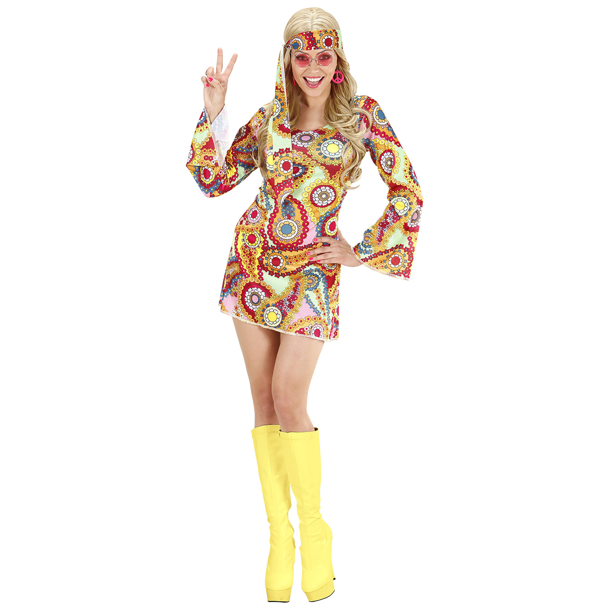 hippie meisje jurk en hoofdband