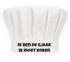 foto 1 ik ben de sjaak ik moet koken koksmuts