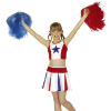 foto 2 pom pom chearleader blauw