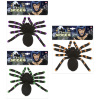 foto 2 set van 2 spinnen 24 cm met glitter accent