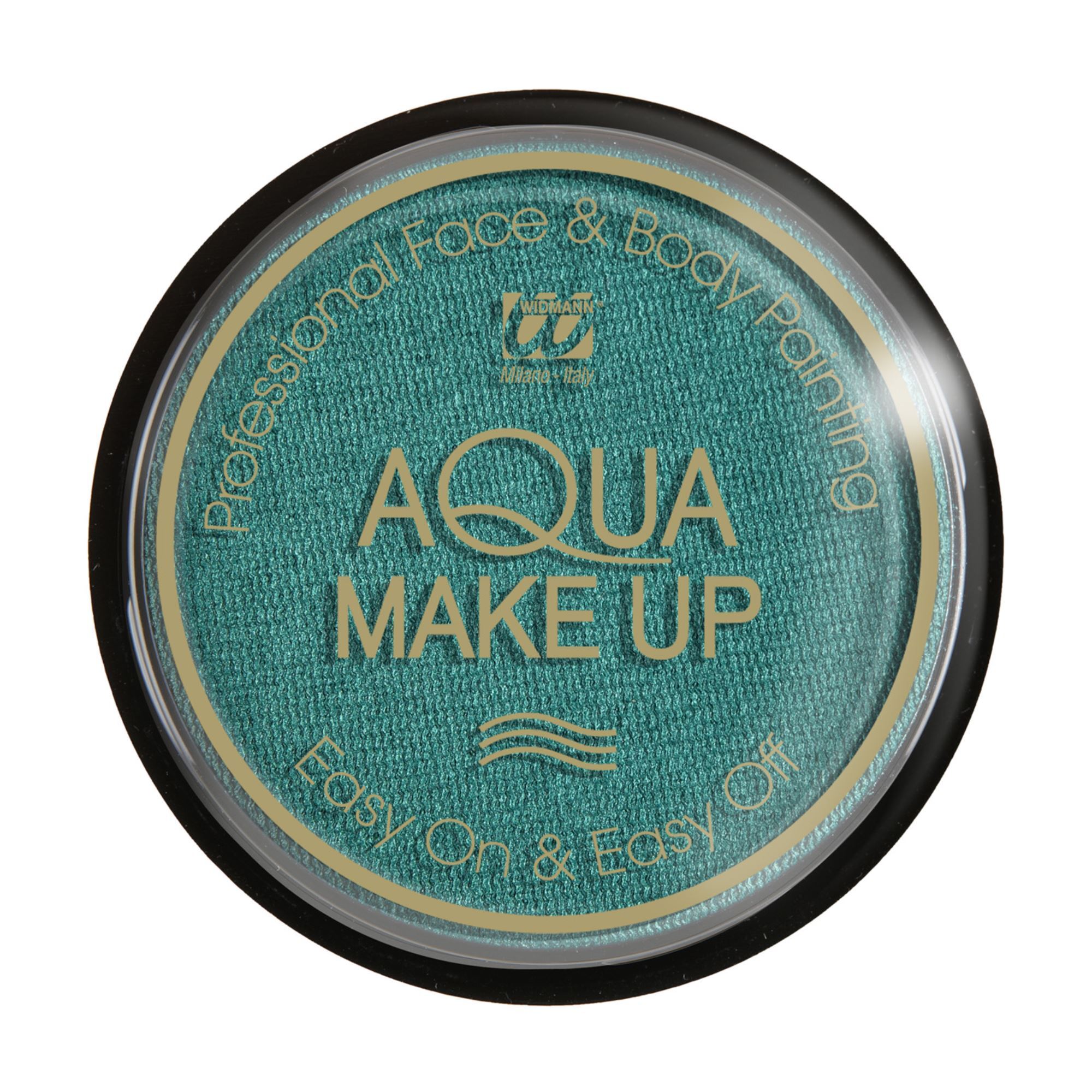 Aqua make-up 15 gram metallic blauw - groen