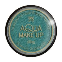 Aqua make-up 15 gram metallic blauw - groen Aqua make-up 15 gram metallic blauw - groen
