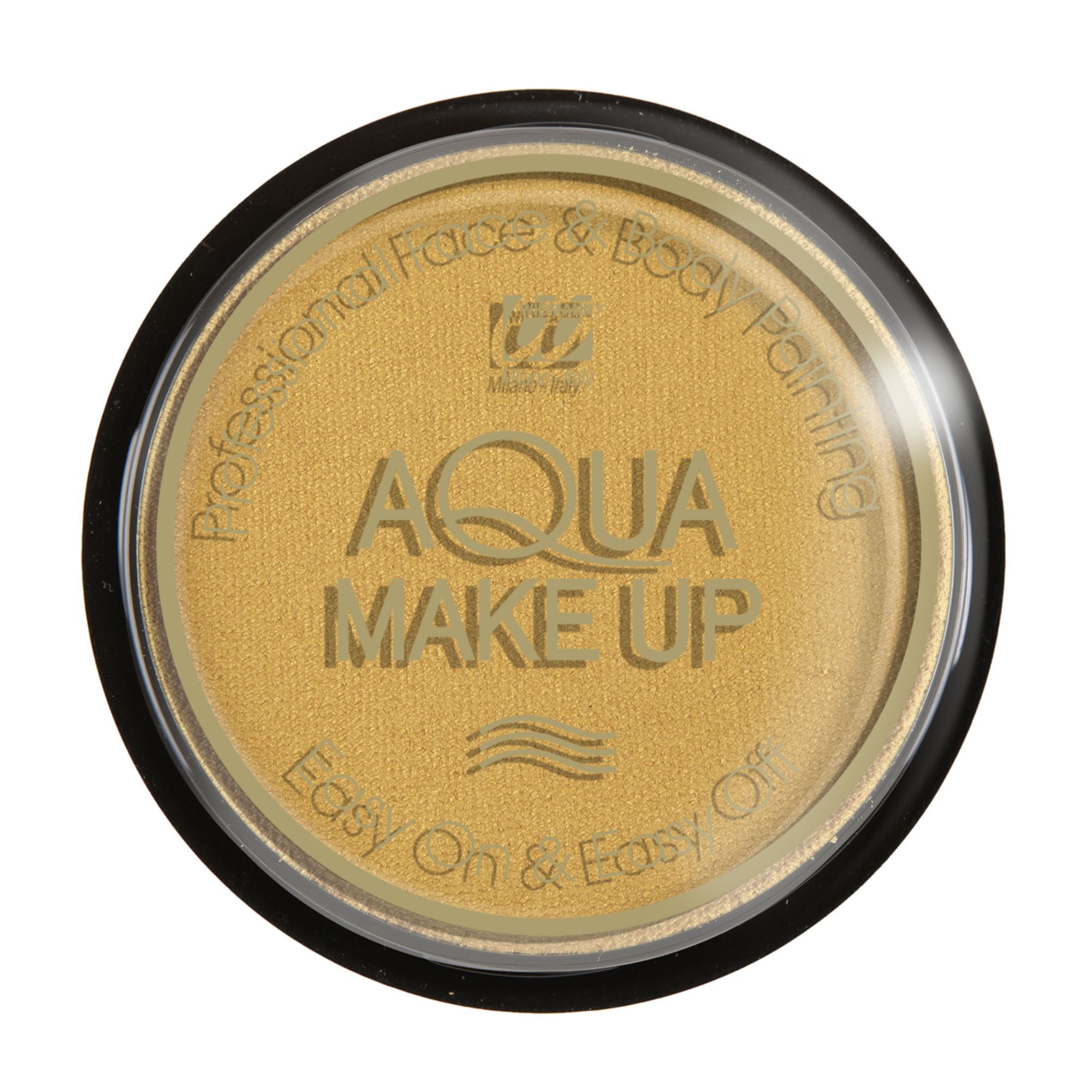 Aqua make-up 15 gram metallic goud