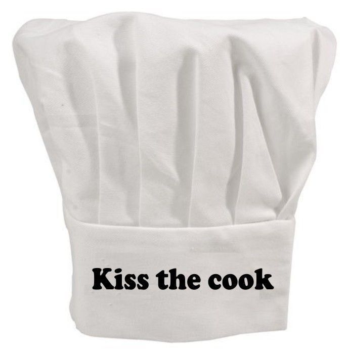 Kiss the cook koksmuts