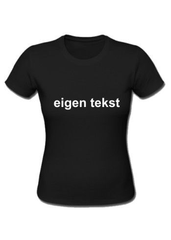 T-shirt korte mouw dames zelf ontwerpen eigen ontwerp