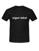 T-shirt korte mouw unisex zelf ontwerpen eigen ontwerp