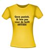 foto 16 geen paniek ik ben pas voor de helft antiek t-shirt korte mouw
