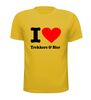 foto 11 i love trekkers en bier t-shirt korte mouw