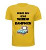 foto 15 in bed ben ik de wereld kampioen t-shirt korte mouw