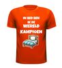 foto 9 in bed ben ik de wereld kampioen t-shirt korte mouw