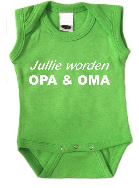 jullie worden opa en oma romper