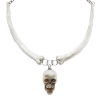 foto 1 ketting met schedel en botten 