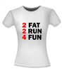 foto 14 two fat two run four fun t-shirt korte mouw