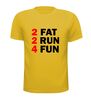 foto 15 two fat two run four fun t-shirt korte mouw