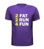 foto 3 two fat two run four fun t-shirt korte mouw