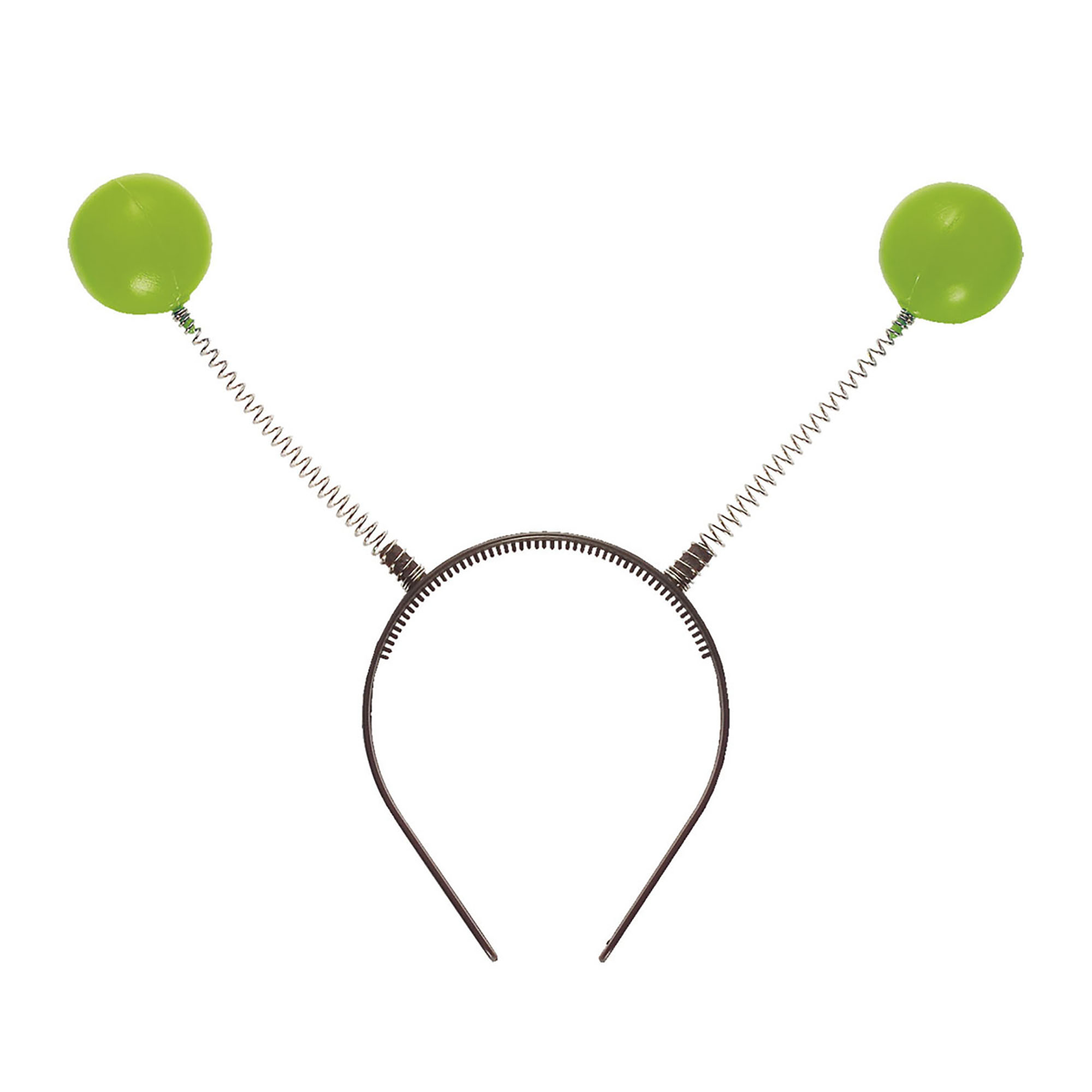 Diadeem met groene bollen antennes