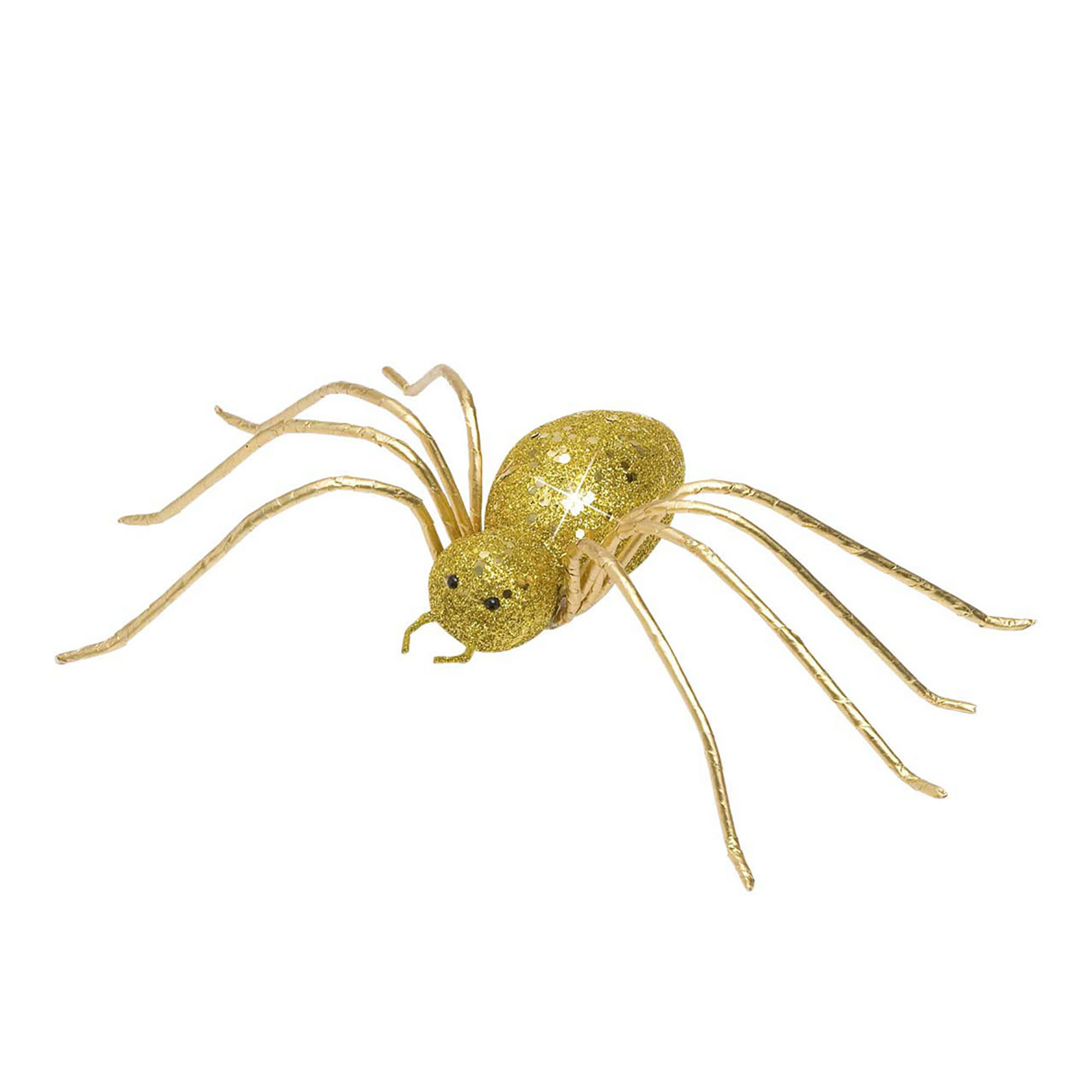 Glitter spin goud 14cm