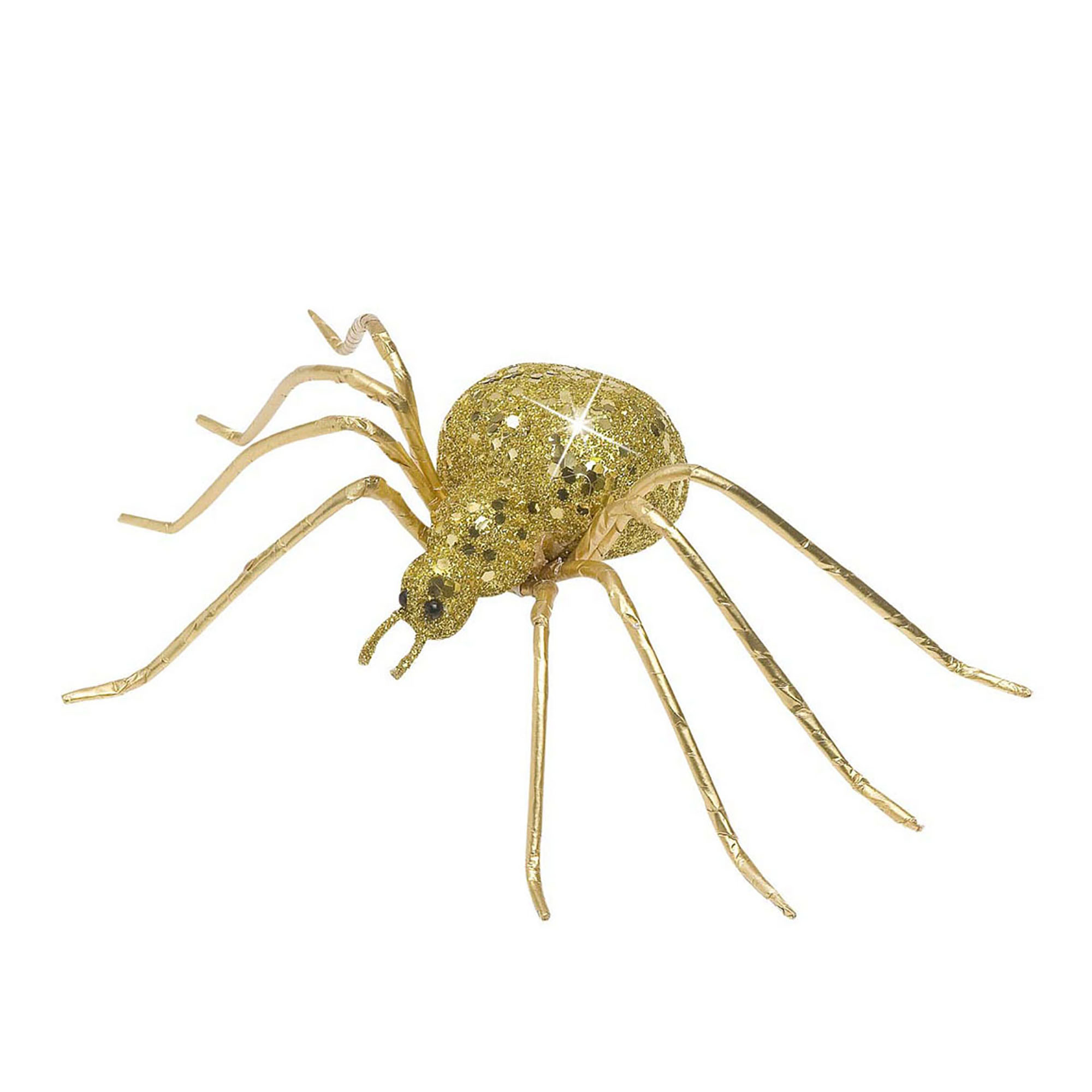 Glitter spin goud 7cm