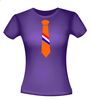 foto 4 oranje stropdas met Nederlandse vlag t-shirt korte mouw 