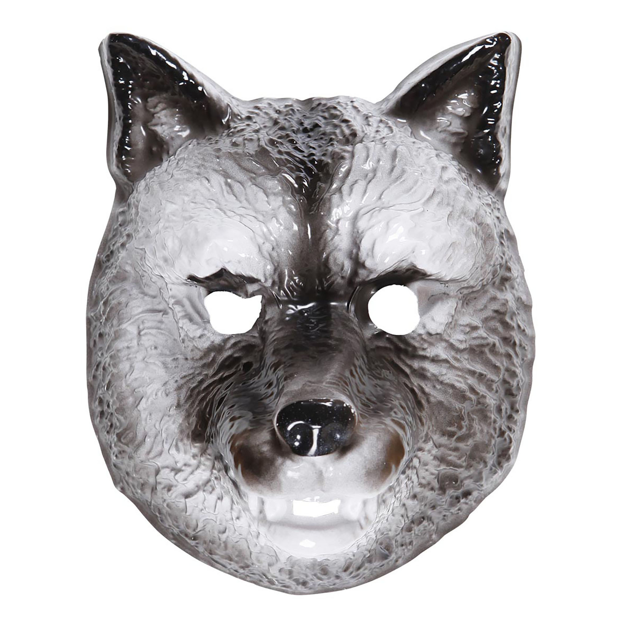 Plastic kinder masker wolf
