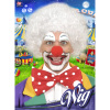 foto 2 Pruik clown wit