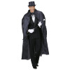 foto 4 Zwarte goochelaar cape 
