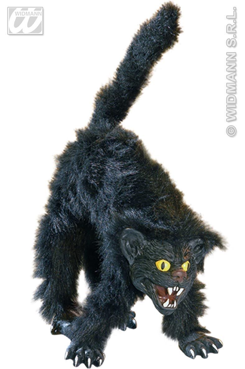 buigbare zwarte kat 36cm
