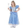foto 4 prinsessen jurk cute blauw kind meisje schattig blauwe prinsessen jurk