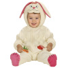 Baby konijn jumpsuit en konijnenmuts