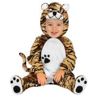 Baby tijger jumpsuit met tijgermuts Baby tijger jumpsuit met tijgermuts