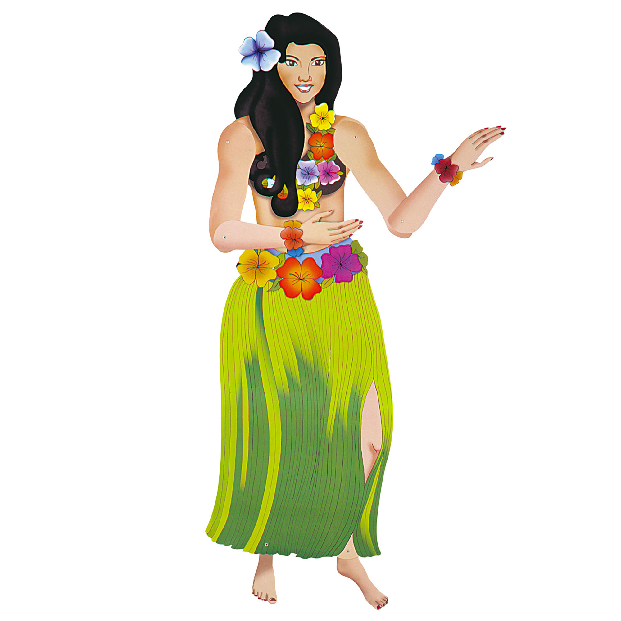 Decoratie hawaiiaans meisje