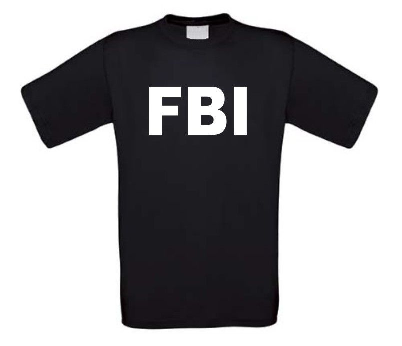 FBI t-shirt korte mouw