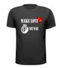 foto 1 Make love not war t-shirt korte mouw