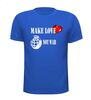 foto 5 Make love not war t-shirt korte mouw
