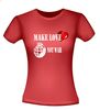 foto 8 Make love not war t-shirt korte mouw