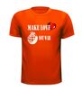 foto 9 Make love not war t-shirt korte mouw