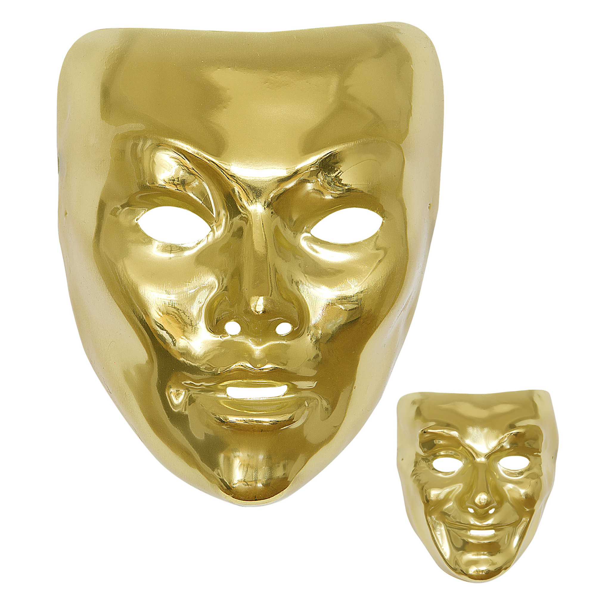 Plastic goud masker