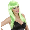 foto 1 Pruik fel groen lang stijl haar