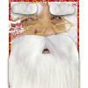 foto 2 baard en wenkbrauwen kerstman pluche