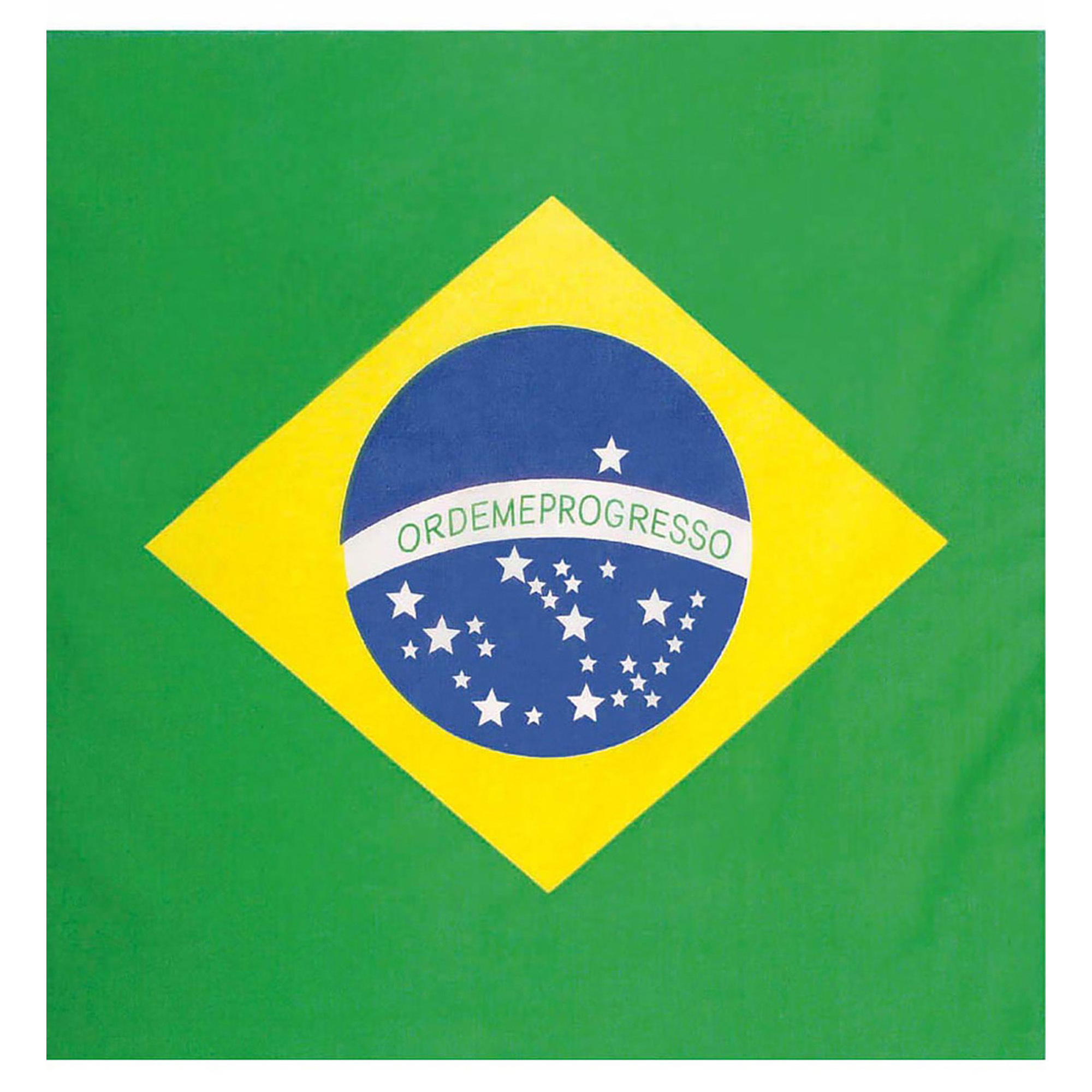 bandana van de vlag van Brazilie